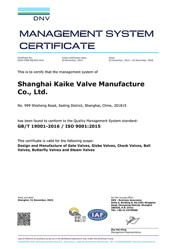 9001 Certificate
